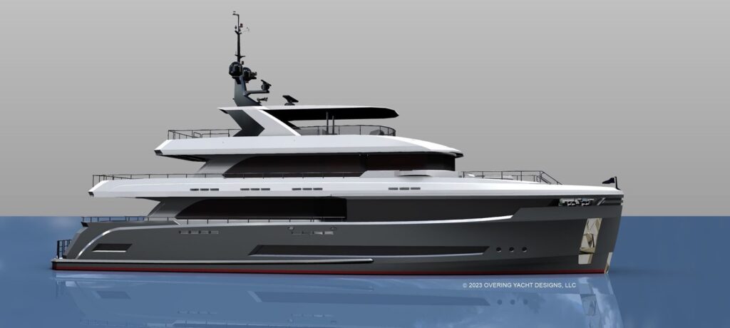 Overing Explorer 113 2027 113' CUSTOM Trawler Yacht.