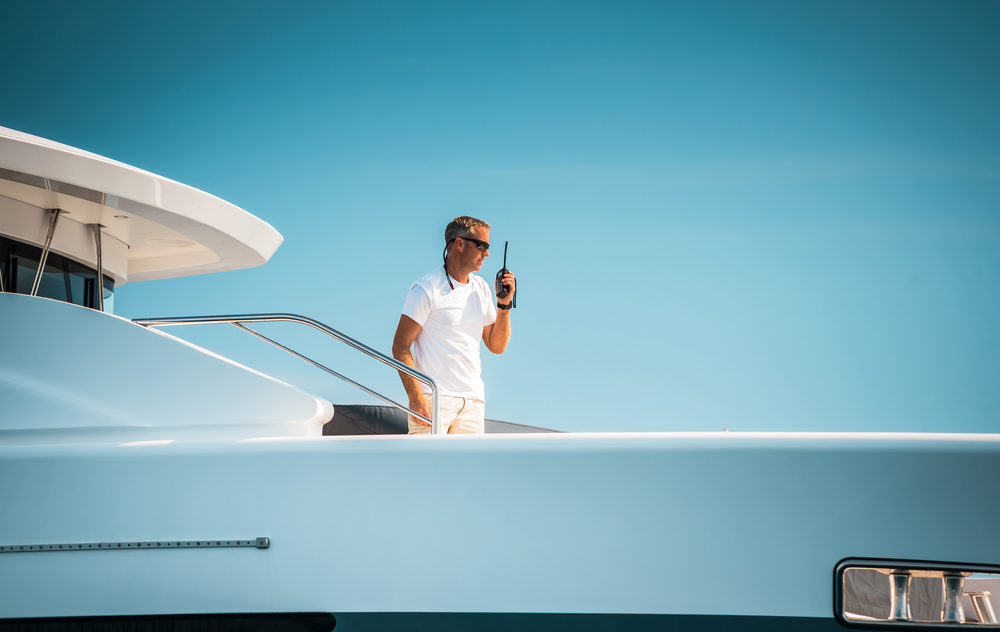 Future of Yacht Crew 2026 | Salaries, Training & Trends | YATCO A yacht crew on a yacht. Explore how yacht crew roles are changing in 2026—salaries, skills, training, and operational expectations.