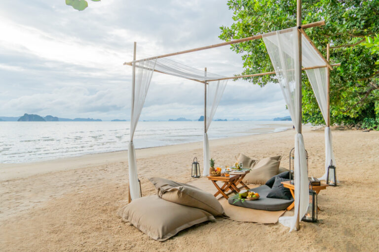 elevated experience at the beach