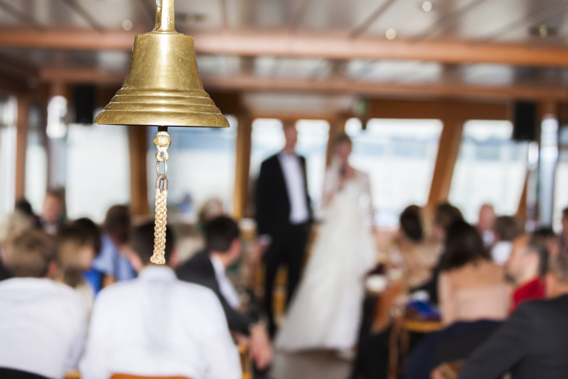 Small Yacht Trends 2026 | Owner-Operator Options | YATCO yacht wedding ceremony and a traditional ship bell