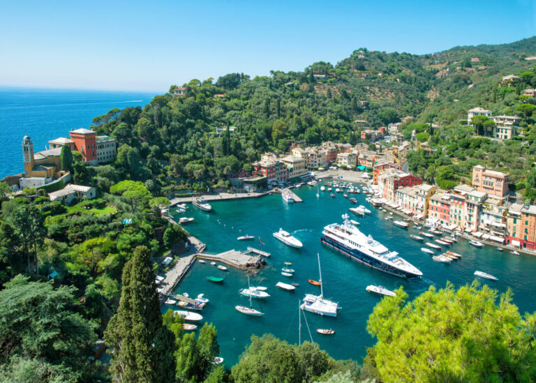 Boats in Portofino, Italy